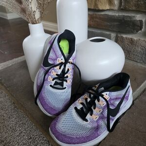 Nike Purple and White Athletic Shoes